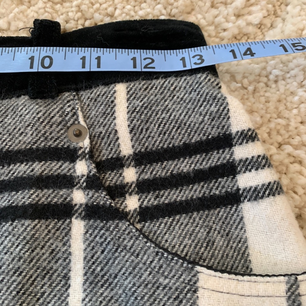 1990s Compagnie Internationale Express Plaid Skirt - Picture 5 of 7